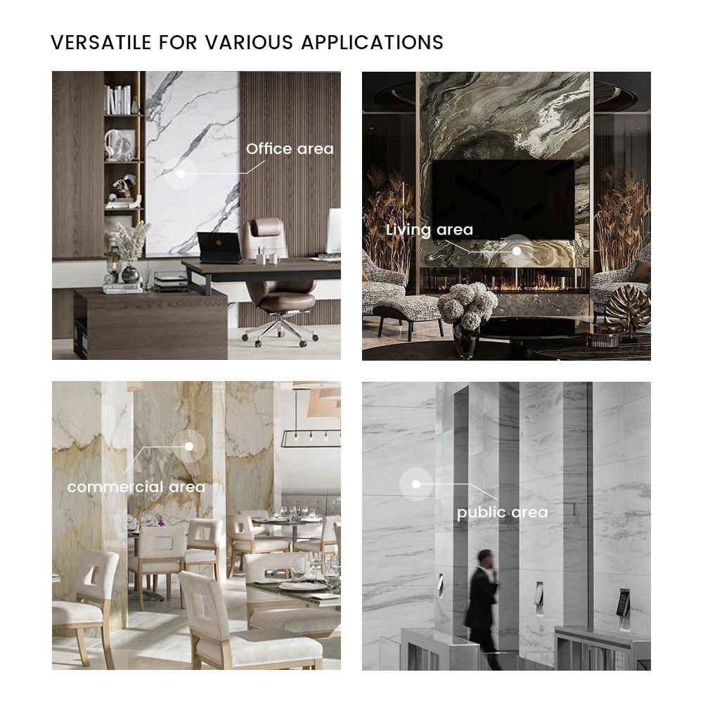 Factory-Direct UV Marble PVC Wall Panels in Multiple Sizes and Pattern Designs - Image 3