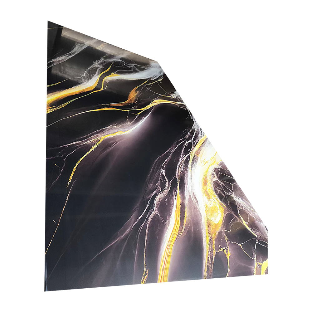 UV Coated PVC Marble Wall Panels and Sheets for Waterproof Interior Wall Decoration