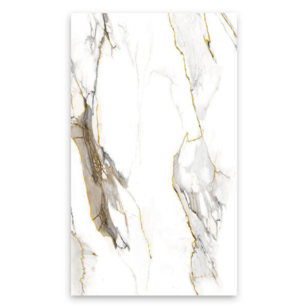Calacatta Gold Mist UV Marble Sheet for Hotel Interior Walls