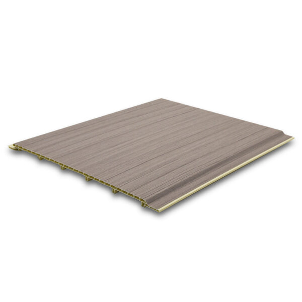 Grey Oak Wood Grain PVC Ceiling Panel Flat Decorative Ceiling Board