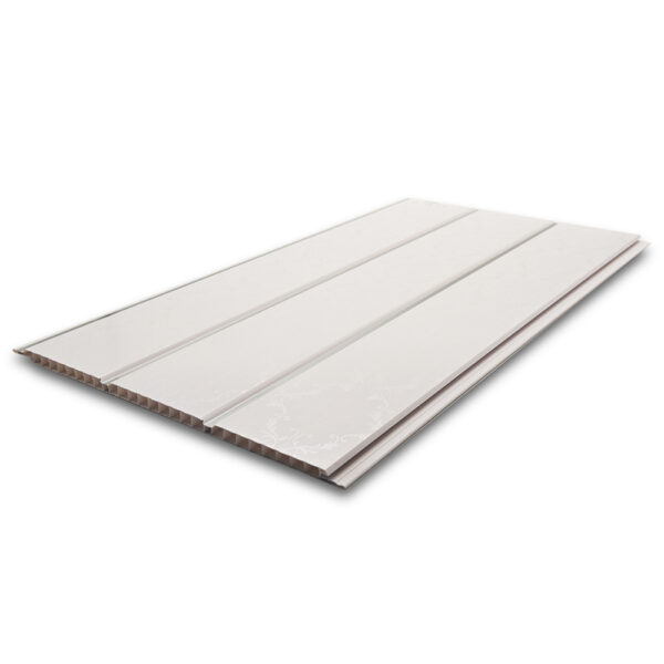 White Floral Three Groove PVC Ceiling Panel for Bathroom and Interior