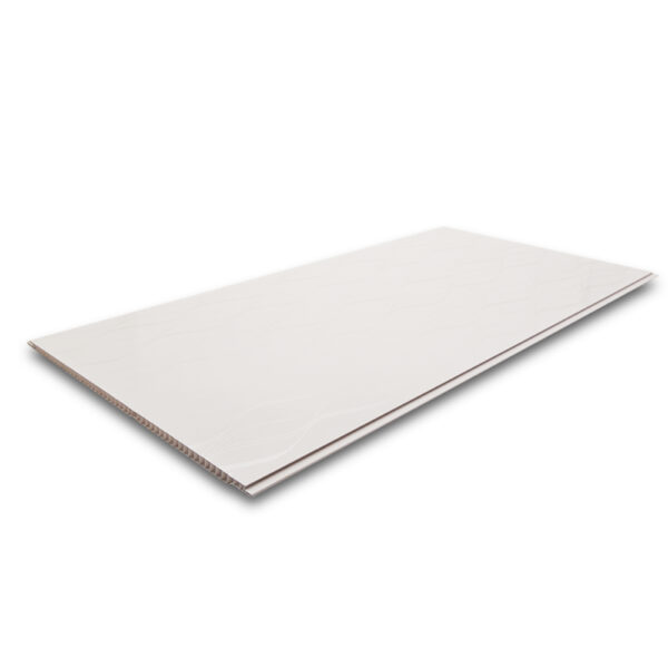 White Wave Pattern PVC Ceiling Panel 200mm 250mm for Interior Decoration