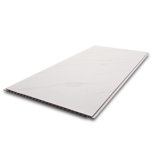 White Wave Pattern PVC Ceiling Panel 200mm 250mm for Interior Decoration