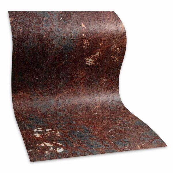 Bendable copper rust flexible stone cladding panel
