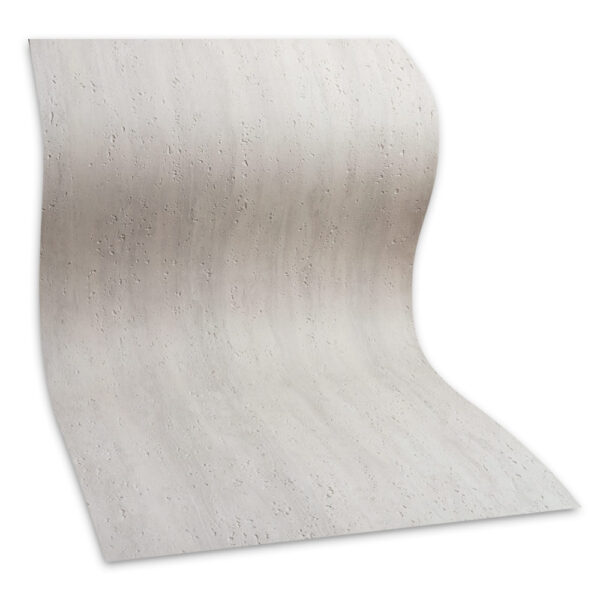 Bendable pearl grey travertine flexible stone wall panel
