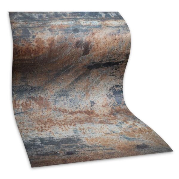 Bendable rust slate flexible wall cladding panel