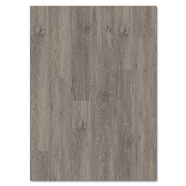 Taupe Gray Oak SPC Flooring with realistic gray brown wood grain and natural knots